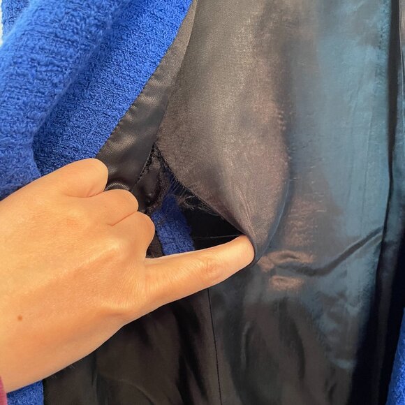 ZARA Double Breasted Mixed Button Blogger Long Blazer Jacket Dress \\ M - Picture 8 of 11